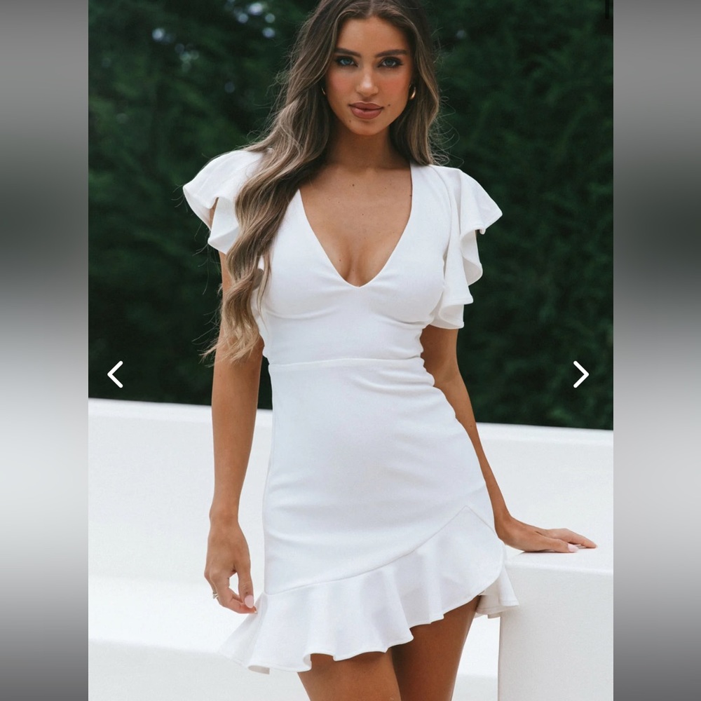 white dress